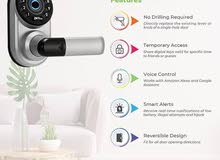 قفل ذكي Smart Lock نوع ZKTeco ML300 بصمة _  رقم سري _ بلوتوث