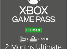 xbox gamepass ultimate 2 month