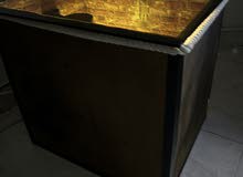 3D tunnel table طاوله خشبيه جديده على شكل 3d