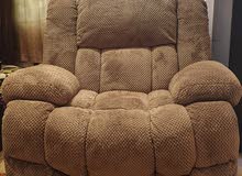 Raklon Single Recliner Sofa, Brown Raklon Single Recliner Sofa, Brown