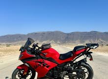 Ninja 300 red 2014 with Extras parts   28k mileage