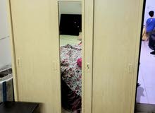 Sliding cupboard 3 doors with mirror special price only 29 dinars