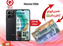 HONOR X6B ( 256GB ) / 6 RAM NEW /// هونور اكس 6 بي ذاكره 256 الرام 6 الجديد كليا
