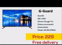 G-Guard Smart 55 Inch TV in Amman