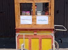 عربة لبيع المشروبات والسجائر عربة لبيع المشروبات والسجائر