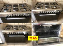 Glem gas cooking range,6 burner (4 gas+2 electric) in very good condition