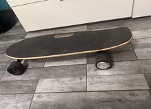 A electric scooter with all their accessories