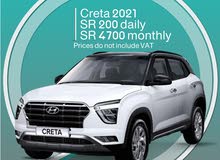 Hyundai Creta 2021 for rent in Riyadh - Free Delivery for monthly rental