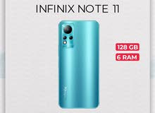INFINIX NOTE 11 /RAM 6/128 GB (كفالة الوكيل الرسمي) انفنکس نوت 11