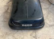 صندوق سقف للسياره نوع hasur بحاله ممتازه للبيع بسعر 150 دينار سعر الشراء 350