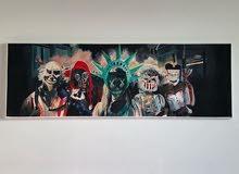 The Purge Election Year Acrylic Painting