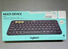 K380 Multi Device Bluetooth Keyboard Black/Yellow