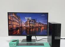 Dell Desktop 7060 i7 8th Ram 16GB SSD 512GB Windows 11 Pro Moniter 24”