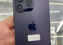 Iphone 14 pro 128gb purple used  ايفون 14 برو 128 جيجا مستخدم بحالة الجديد بطاريه 91٪؜