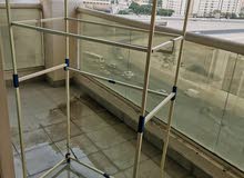Frame/Stand for hanging clothes, bedsheets etc. Frame/Stand for hanging clothes, bedsheets etc.