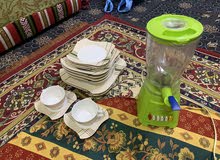 خلاط للعصائر مع طقم صيني خلاط للعصائر مع طقم صيني