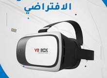 نظارة الواقع الافتراضي VR BOX  - تتميز  برؤية ثلاثيه الابعاد  - تعمل على كل انواع الاجهزة