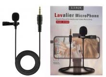 Microphone Lavalier JH-043 Wired 3.5m