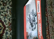 Chrome Dumbbell (20kg) with free dummy trimmer and wheel roller Chrome Dumbbell (20kg) with free dummy trimmer and wheel roller