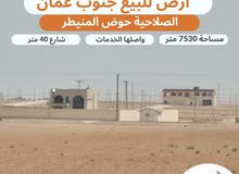 أرض مميزة للبيع الصلاحية حوض (3) المنيطر على شارع ال 40 المؤدي الى مادبا مساحة 7530 متر مستوية