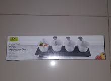 Gourmet 9 Pcs Appetizer Set ( 2 Pieces Available ) Gourmet 9 Pcs Appetizer Set ( 2 Pieces Available )