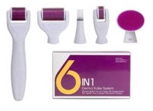بكج اداه ديرما رولر  6 في 1 الاصلي ابر تيتانيوم Derma Roller ديرمارولر العنايه بالبشره و الشعر