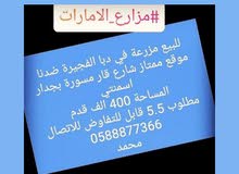 للبيع مزرعة مميزة في دبا الفجيرة حي الرحيب للبيع مزرعة مميزة في دبا الفجيرة حي الرحيب