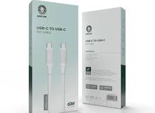 USB-C TO USB-C PVC CABLE GNPVC60CTCWH