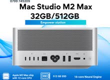 M2 Max 32GB/512GB ماك ستوديو ماكس / Mac Studio M2 Max Chip 32GB/512GGB