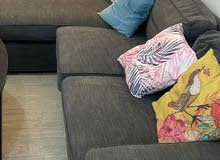 sofa with chaise longue adjustable ikya brand