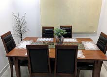 Dinning Table with 6 Chairs and Tea Table and 2 Corner table Dinning Table with 6 Chairs and Tea Table and 2 Corner table