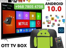 5G Android TV box with subscription 1 year all countries channels working