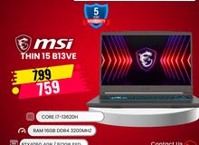 MSI LAPTOP CORE I7 12TH  لابتوب ام اس اي كور اي 7 جيل 12