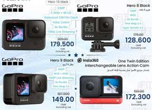 GoPro hero 9 and 10 available
