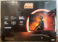 AOC CQ32G3SE Gaming Monitor and work Not used brand new شاشة جديدة للبيع غير مستعملة