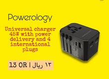 شاحن جداري للسفر من شركة Powerology شاحن جداري للسفر من شركة Powerology