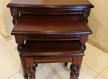طقم طاولات 3 قطع.بيع لغرض النقل. Table set of 3 طقم طاولات 3 قطع.بيع لغرض النقل. Table set of 3