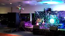 sound and light with stage with fireworks and DJ for your special event sound and light with stage with fireworks and DJ for your special event