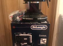 Delonghi Coffee Maker Cappuccino / Expresso - محضرة قهوة ديلونجي كابوشينو/اكسبريسو Delonghi Coffee Maker Cappuccino / Expresso - محضرة قهوة ديلونجي كابوشينو/اكسبريسو