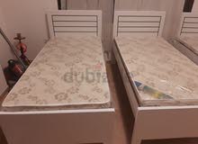 New Single Wood Bed Double Wood Bed With Medicated Mattress