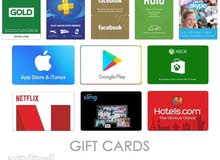 بطاقات psn xbox razer google play itunes بطاقات psn xbox razer google play itunes
