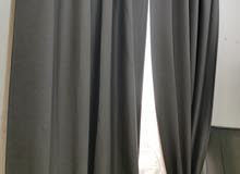 Brownish grey curtain with free curtain holder Brownish grey curtain with free curtain holder
