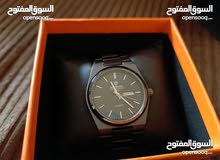 ساعة   ستانليس ستيل اسود BINBOND
