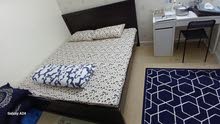 Bed with mattress + sofa