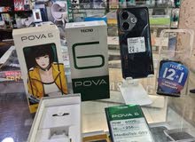 مستعمل ايام pova 6 رام 16 و 24 جيجا 256 أغراضة والكرتونه الأصلية مكفول بالشركة متوفر توصيل
