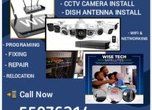 CCTV CAMERA AND DISH ANTENNA INSTALLATION SOLUTION