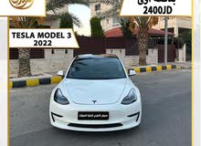 تيسلا موديل 2022 TESLA MODEL 3 بدفعة اولى 2400