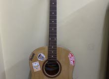 Acoustic guitar without strings and nut