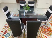 طاوله طعام مع 6 كراسي طاوله طعام مع 6 كراسي