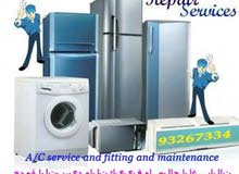 Air conditioning and washing machine & fridge service and maintenance